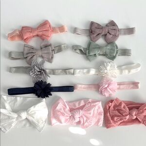 Assorted Colorful Baby Headbands with Bows